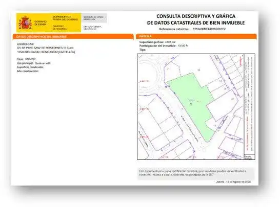 Residential land for sale in Carrer Lope de Vega 10, imagen 3