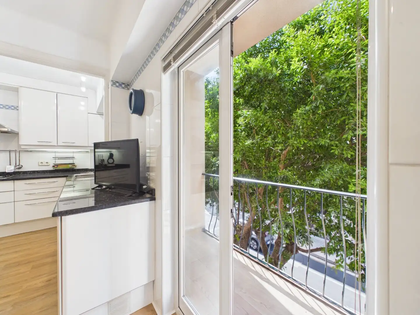 Balcony of Flat for rent in  Palma de Mallorca  with Air Conditioner, Furnished and Balcony