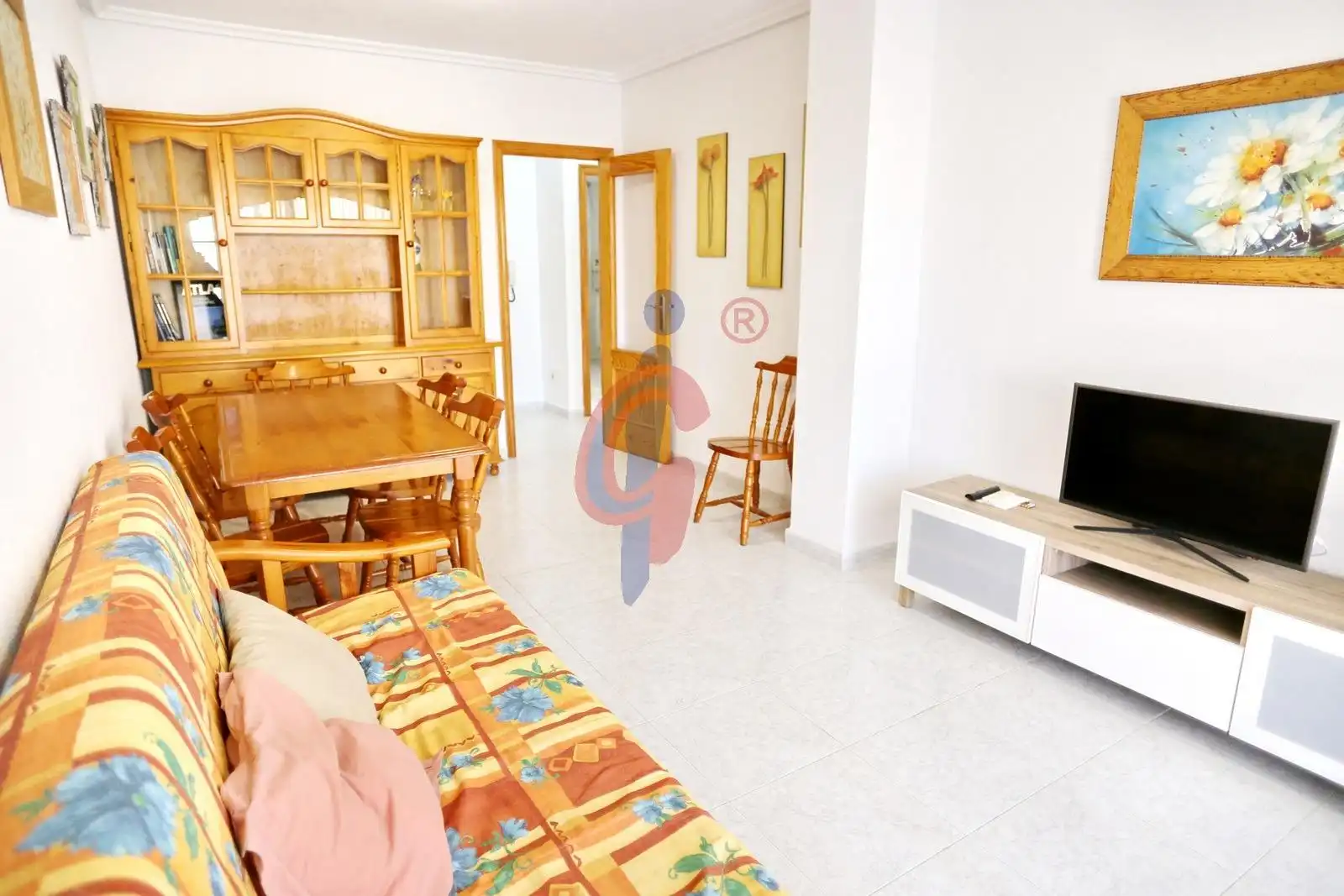 Living room of Apartments for sale in Guardamar del Segura  with Air Conditioner, Terrace and Furnished