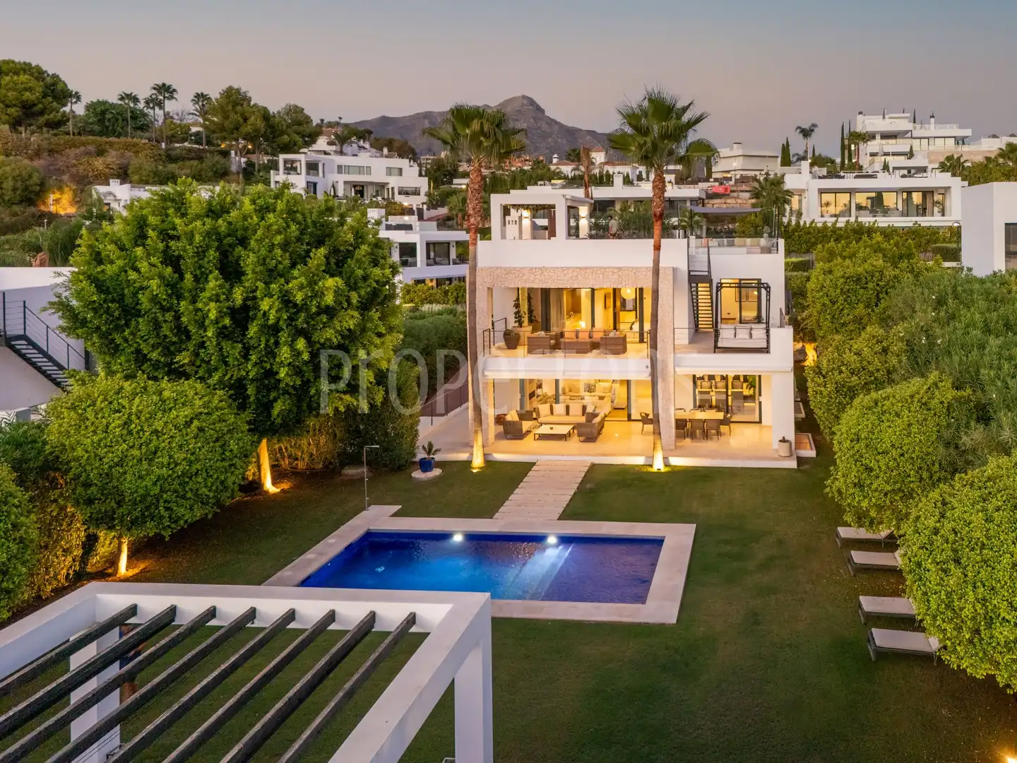 Jardín de Casa o chalet en venta en Marbella