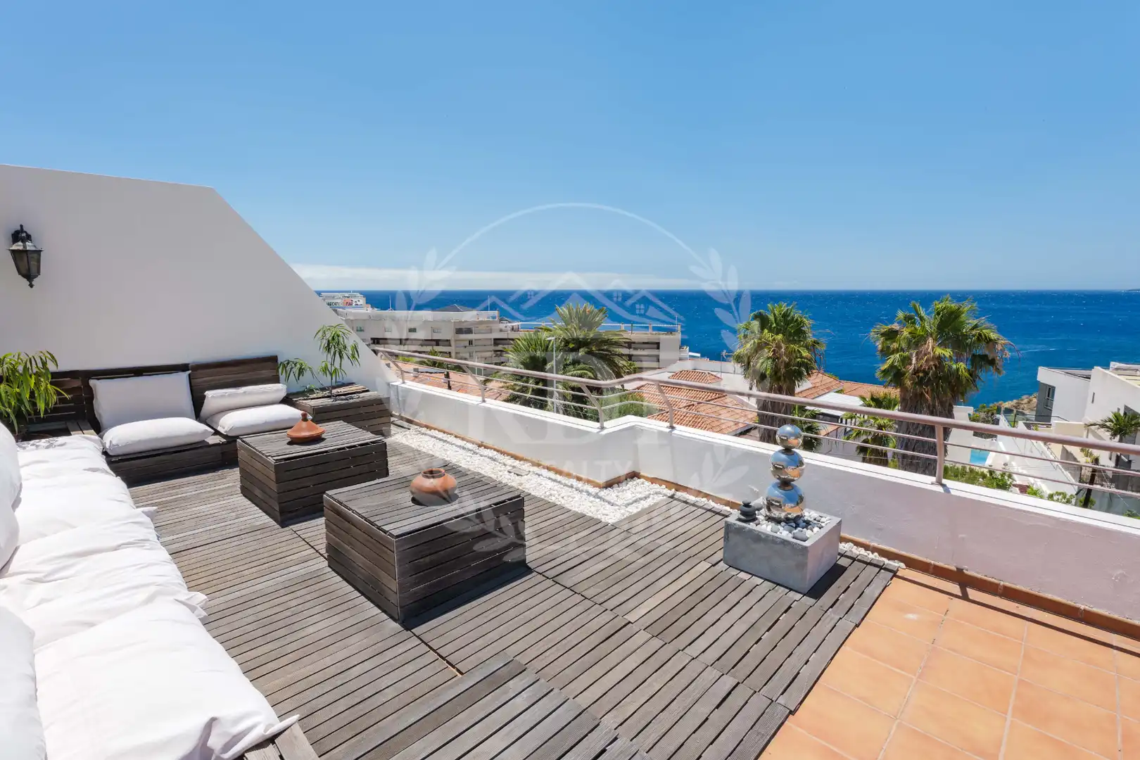 Terrace of Houses for sale in El Rosario  with Private garden, Terrace and Swimming Pool