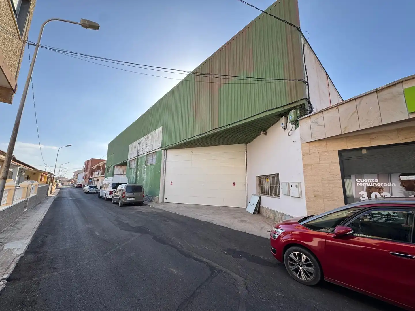 Außenansicht von Fabrikhallen zur Miete in San Javier mit Heizung