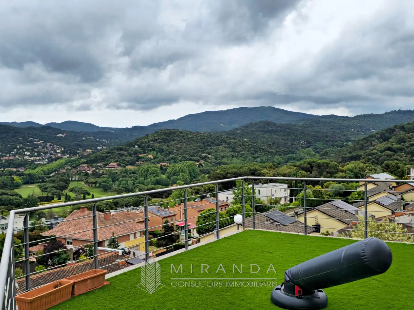 Terraza de Casa o chalet en venta en Vallromanes con Aire acondicionado, Calefacción y Jardín privado