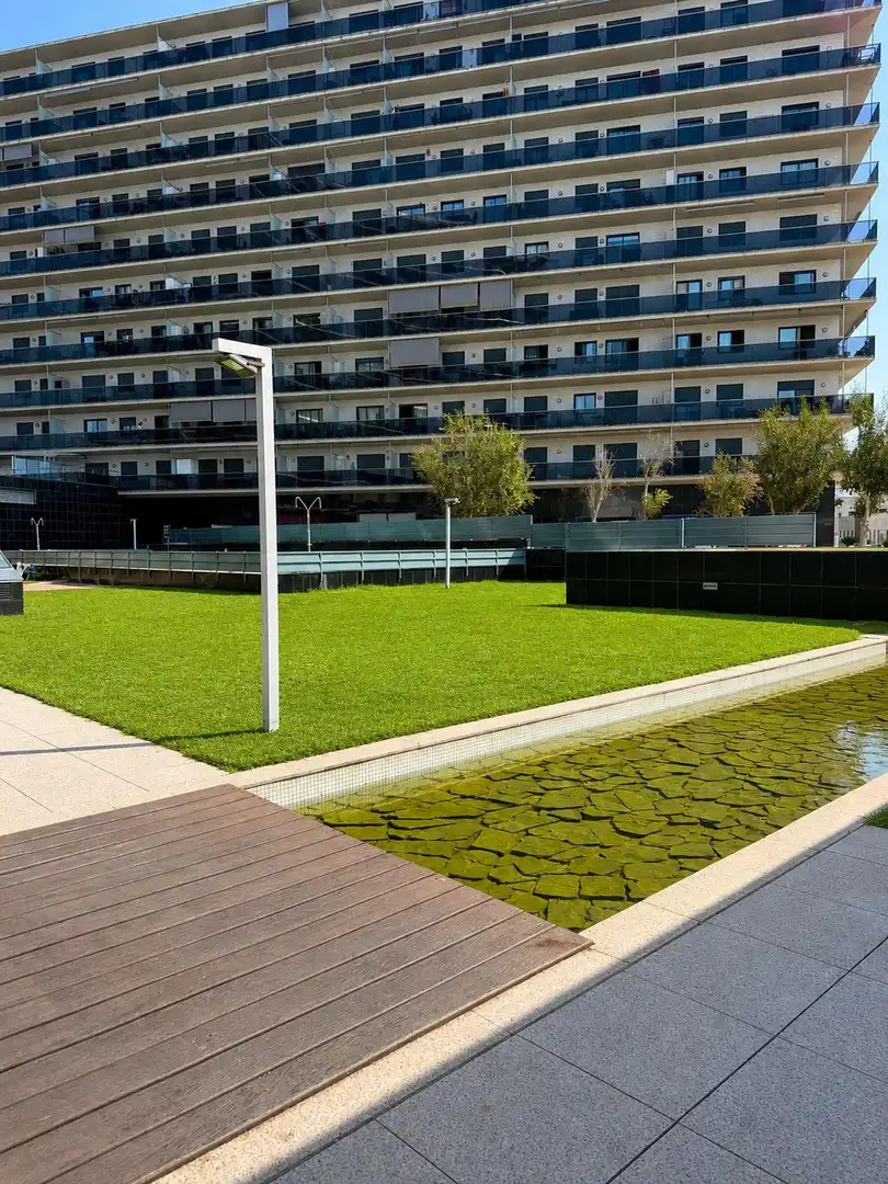 Piscina de Apartamento en venta en L'Ampolla con Aire acondicionado, Terraza y Amueblado