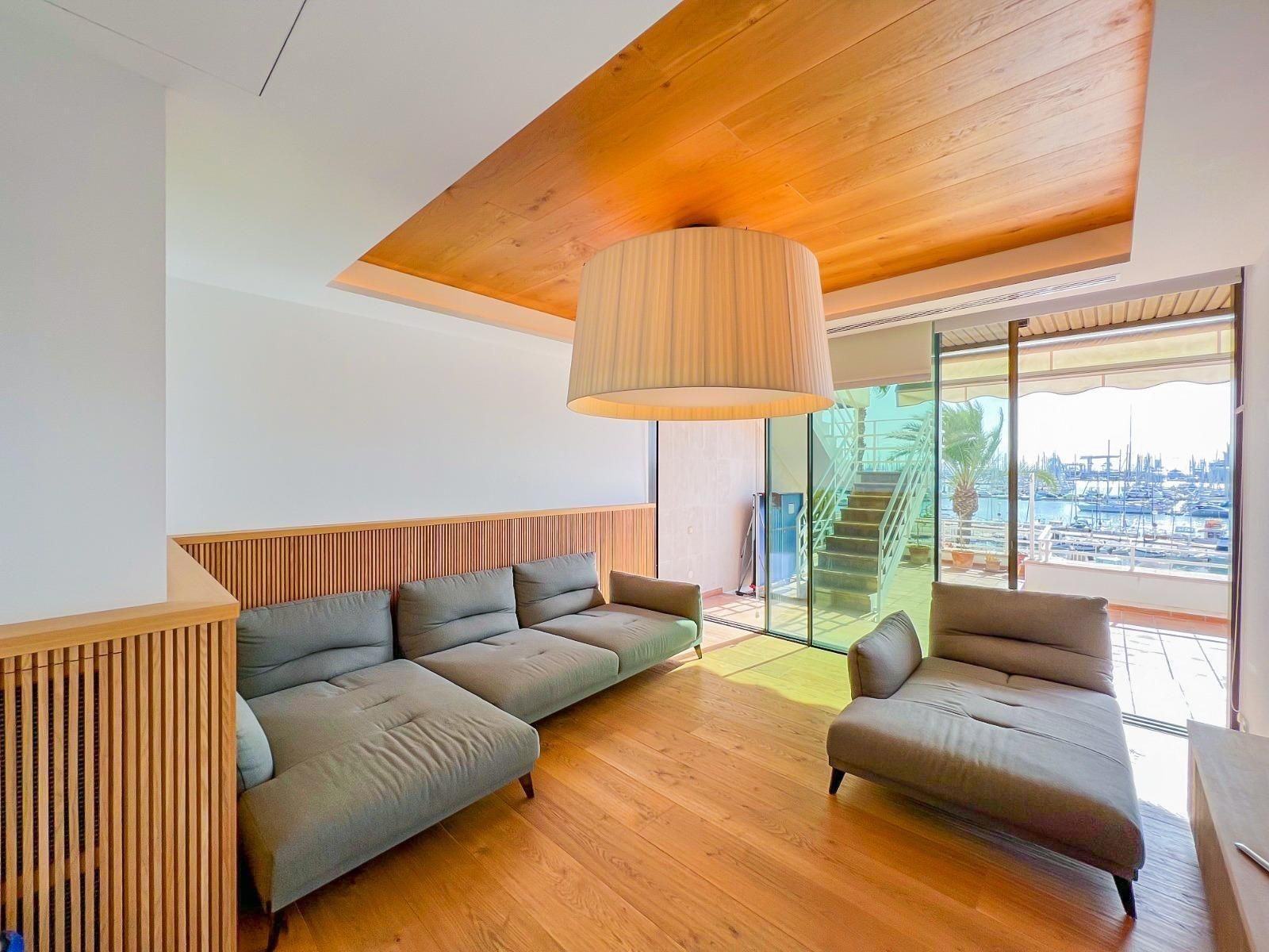 Sala d'estar de Dúplex en venda en  Palma de Mallorca amb Aire condicionat, Calefacció i Terrassa