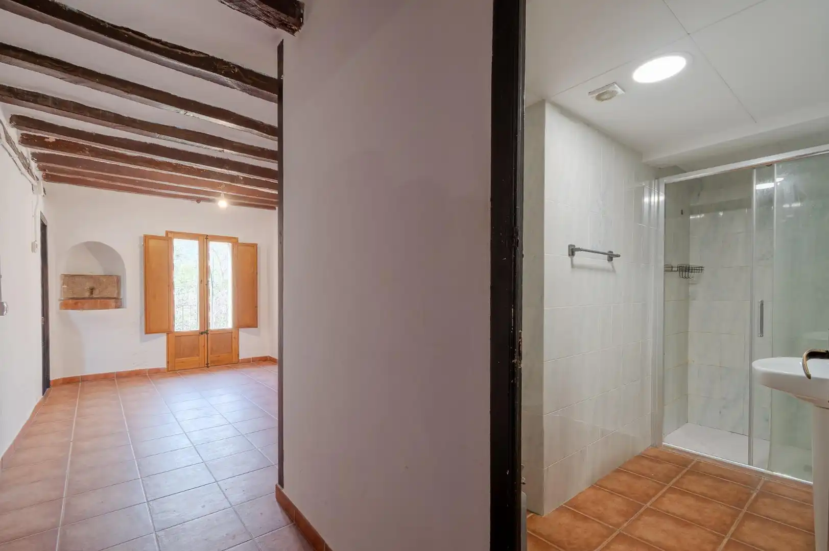 Piso de alquiler en La Vall de Bianya con Calefacción, Jardín privado y Terraza