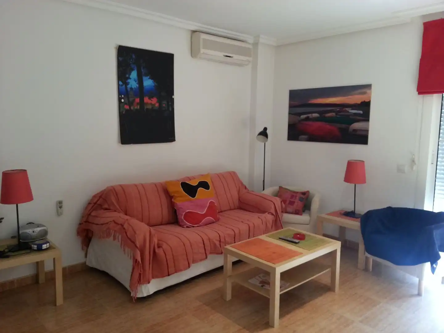 Sala de estar de Apartamento en venta en Roquetas de Mar