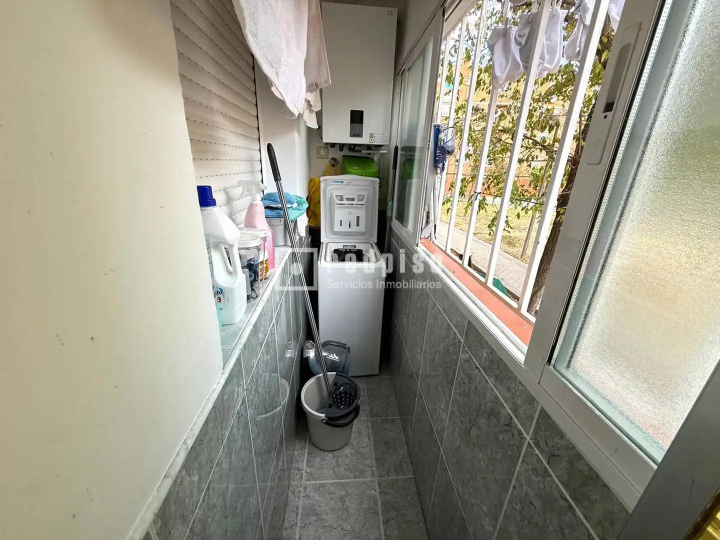 Terrasse von Wohnung zum Verkauf in Madrid mit Klimaanlage, Heizung und Privatgarten