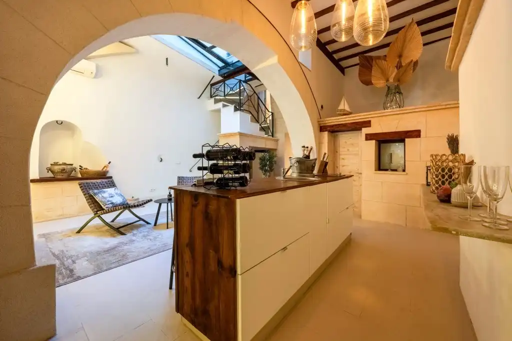 Cocina de Casa adosada en venta en  Palma de Mallorca con Aire acondicionado, Parquet y Terraza