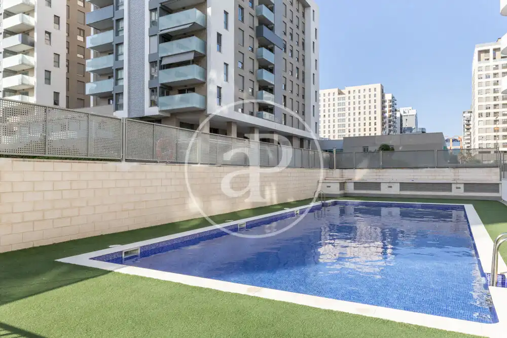 Piscina de Pis de lloguer en Valencia amb Aire condicionat, Calefacció i Jardí privat