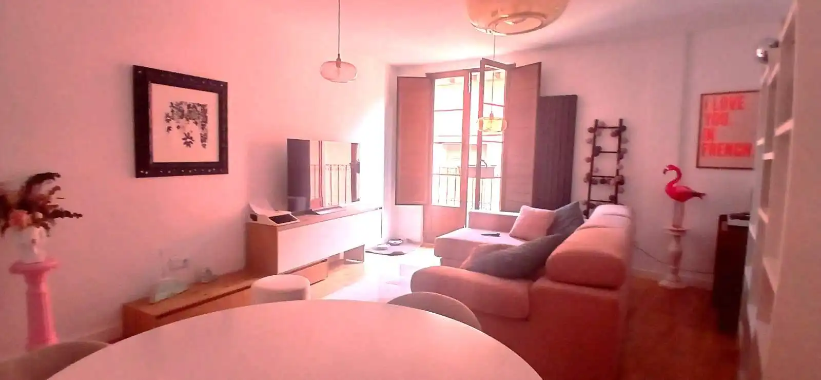 Sala de estar de Apartamento en venta en León Capital  con Calefacción, Amueblado y Balcón