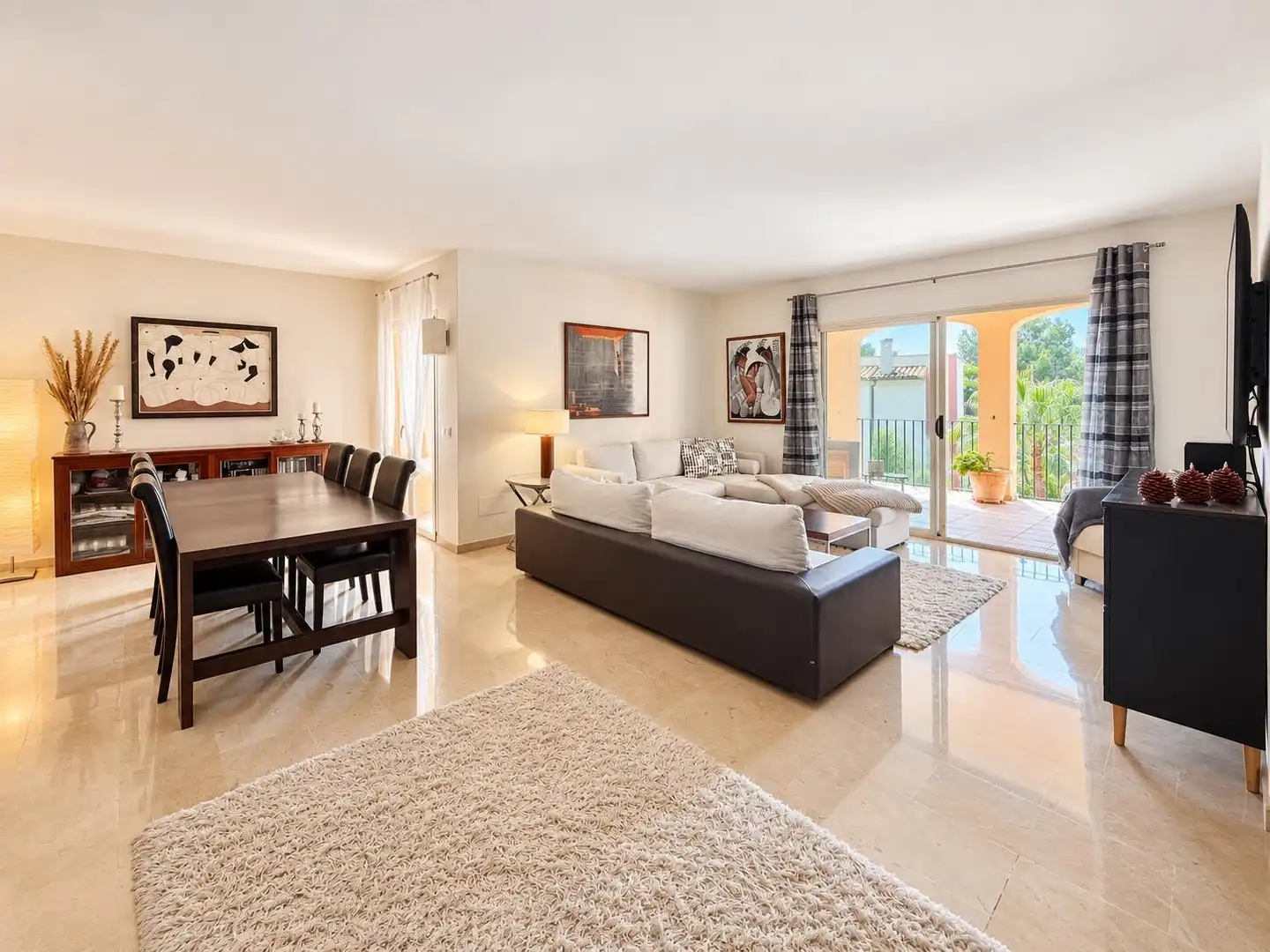 Living room of Attic for sale in Calvià  with Air Conditioner, Private garden and Terrace