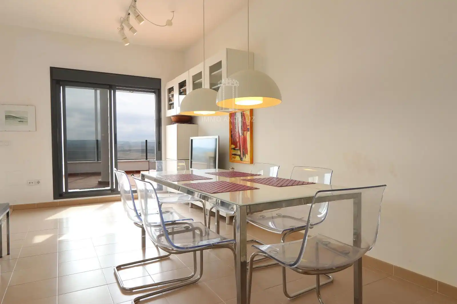 Esszimmer von Wohnung zum Verkauf in Conil de la Frontera mit Klimaanlage, Heizung und Terrasse