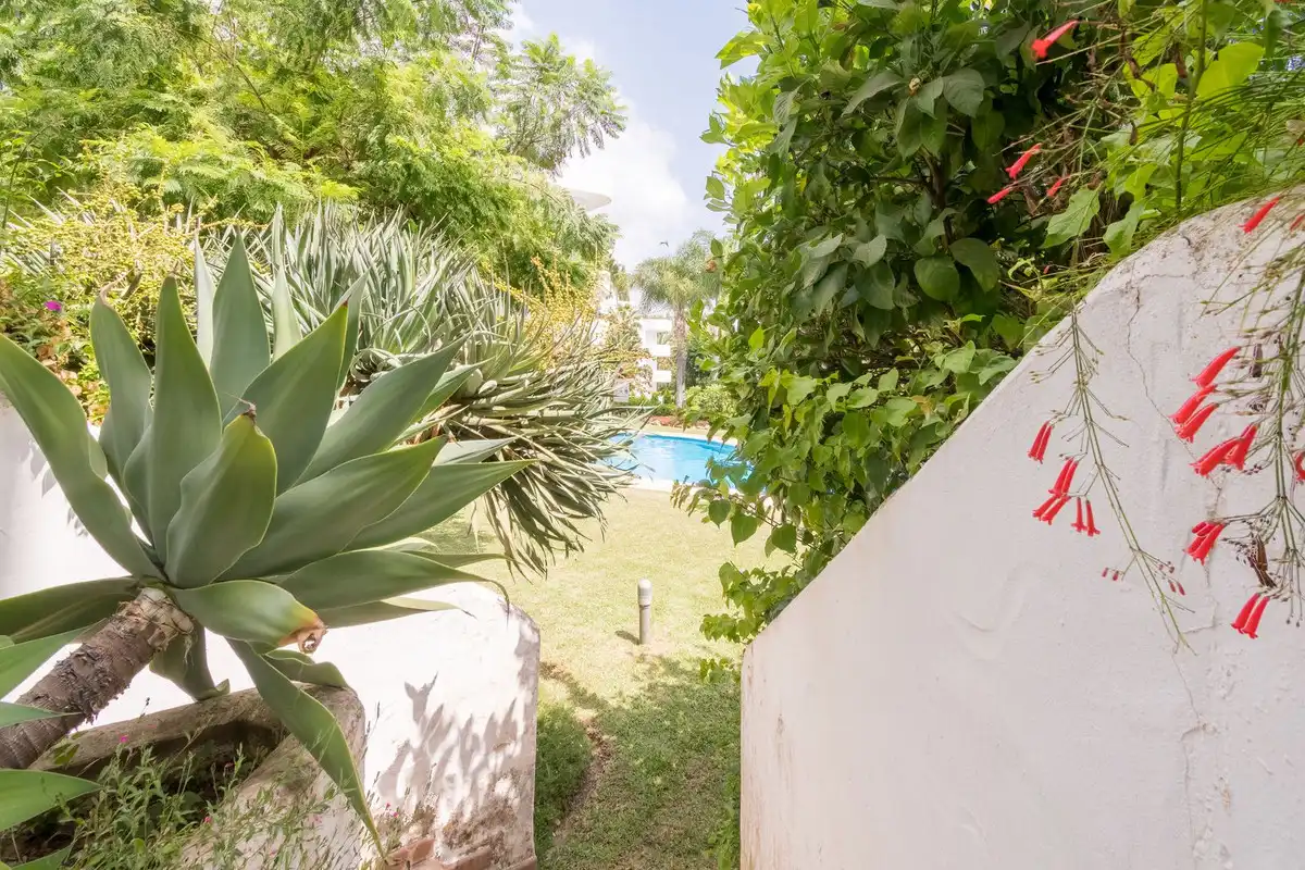 Garden of Ground floor for sale in Marbella  with Air Conditioner, Terrace and Storage room