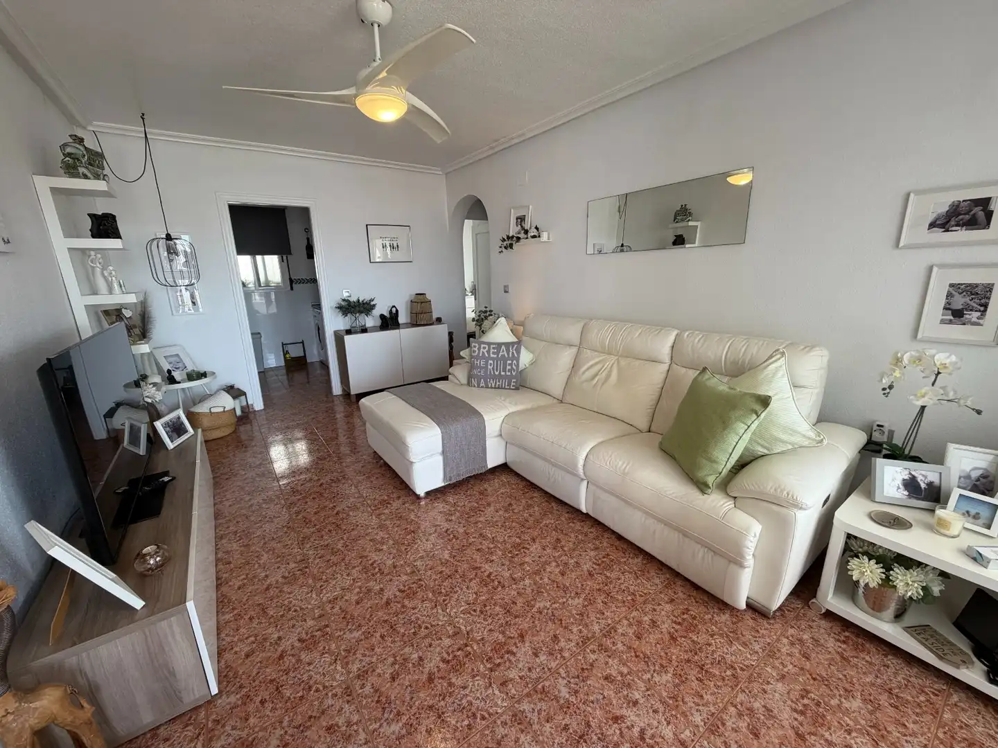 Sala d'estar de Àtic en venda en Orihuela amb Aire condicionat, Terrassa i Piscina