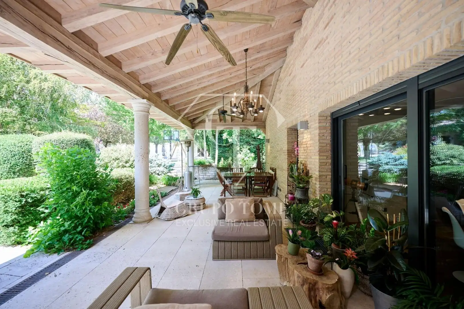 Terraza de Casa o chalet en venta en Ayegui / Aiegi con Aire acondicionado, Calefacción y Jardín privado