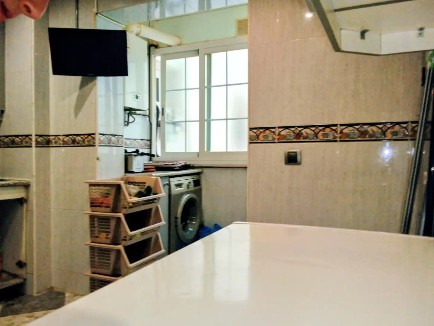 Kitchen of Flat for sale in Alcorcón  with Air Conditioner, Heating and Private garden