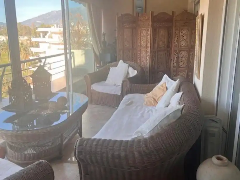 Living room of Flat for share in San Pedro de Alcántara