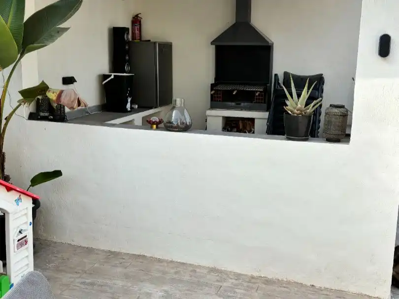 Cuina de Casa o xalet en venda en Finestrat amb Aire condicionat, Terrassa i Balcó