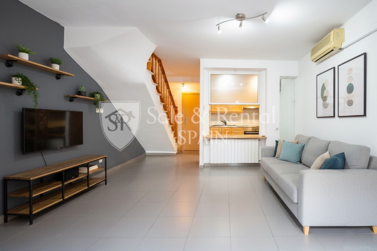 Living room of Flat for sale in Palafolls  with Air Conditioner, Heating and Terrace