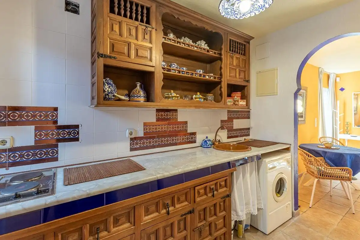 Cocina de Casa o chalet en venta en Almuñécar con Aire acondicionado, Calefacción y Jardín privado