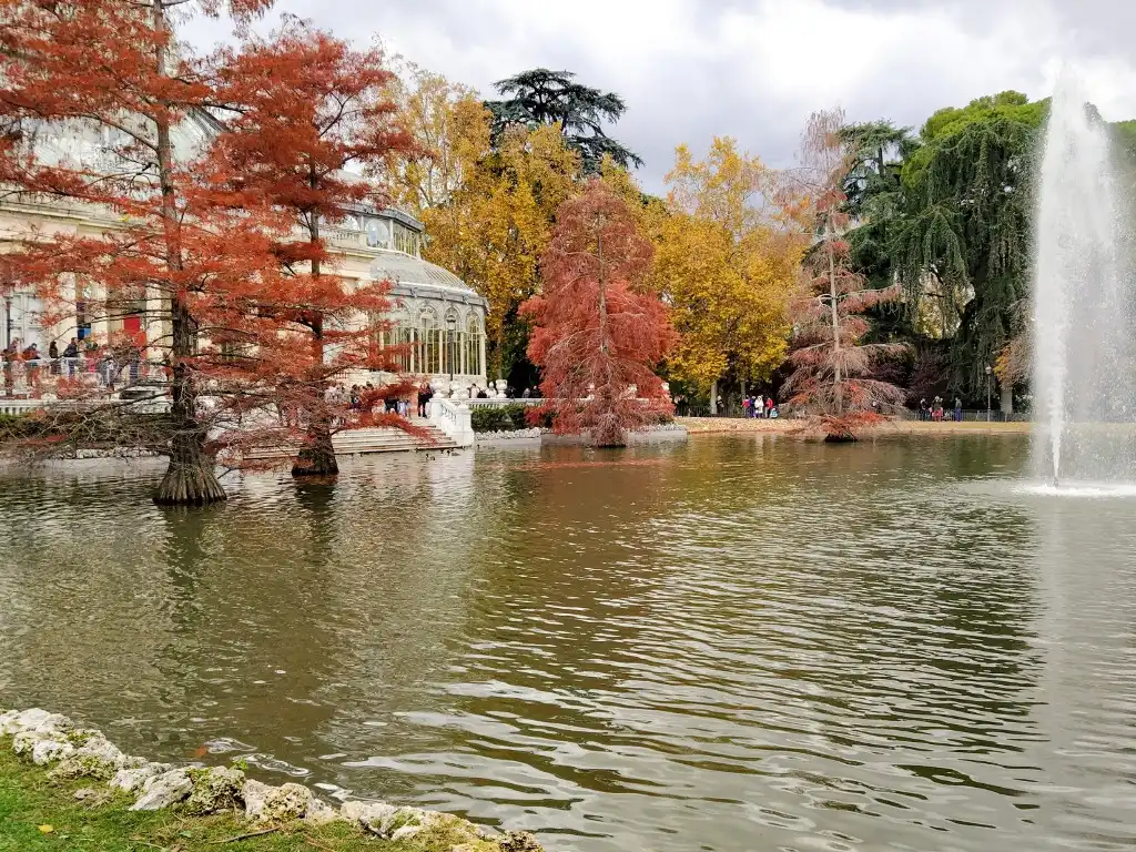 Garten von Wohnung zur Miete in Madrid mit Klimaanlage, Heizung und Parkett