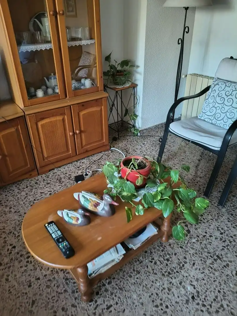 Sala d'estar de Pis de lloguer en Alicante / Alacant amb Aire condicionat, Calefacció i Terrassa