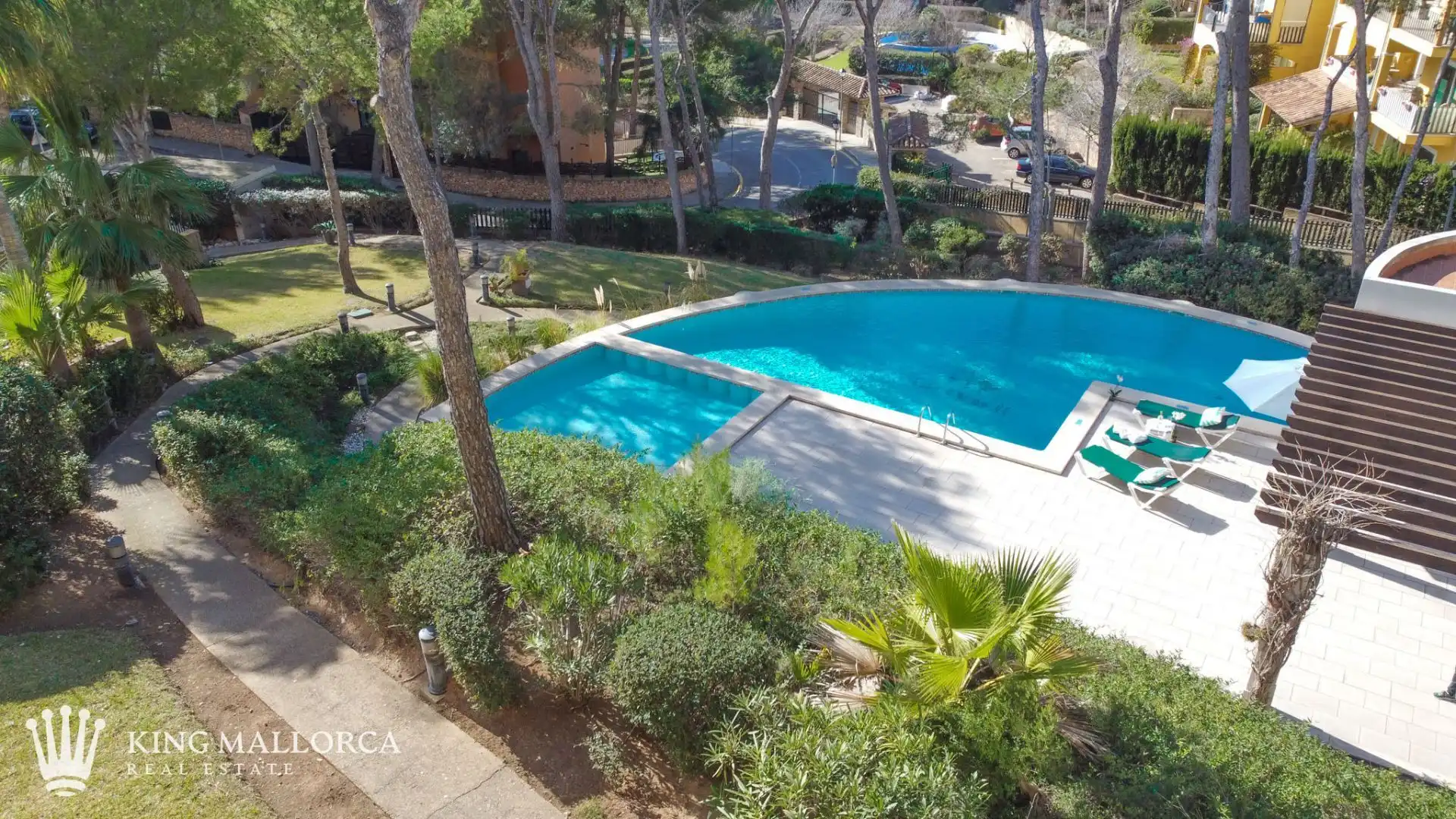 Piscina de Apartamento de alquiler en Calvià con Aire acondicionado, Calefacción y Terraza