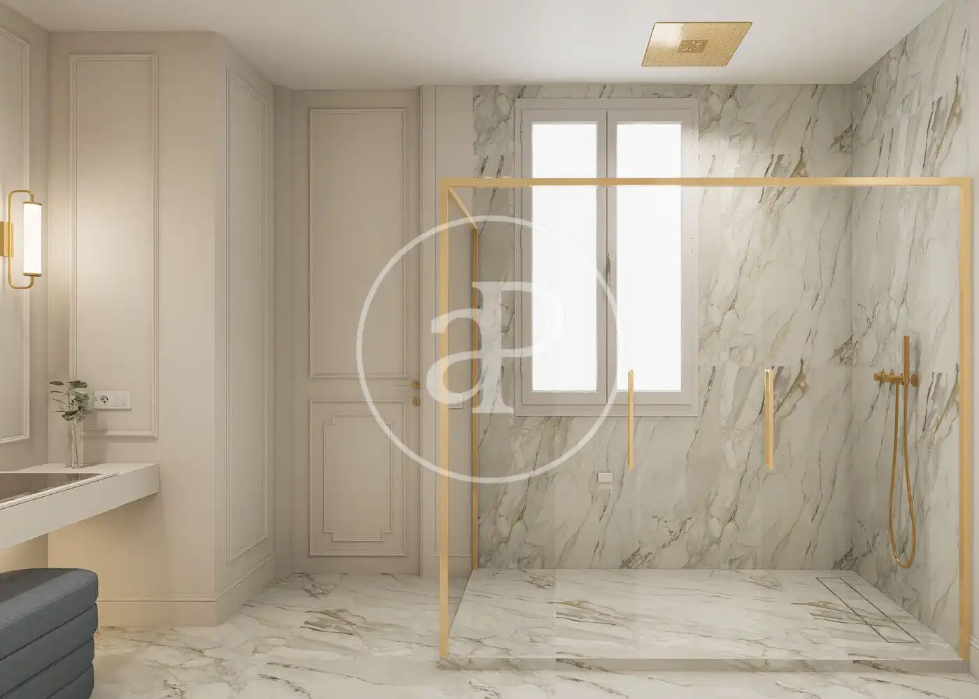 Bathroom of Flat for sale in Madrid  with Air Conditioner, Heating and Furnished