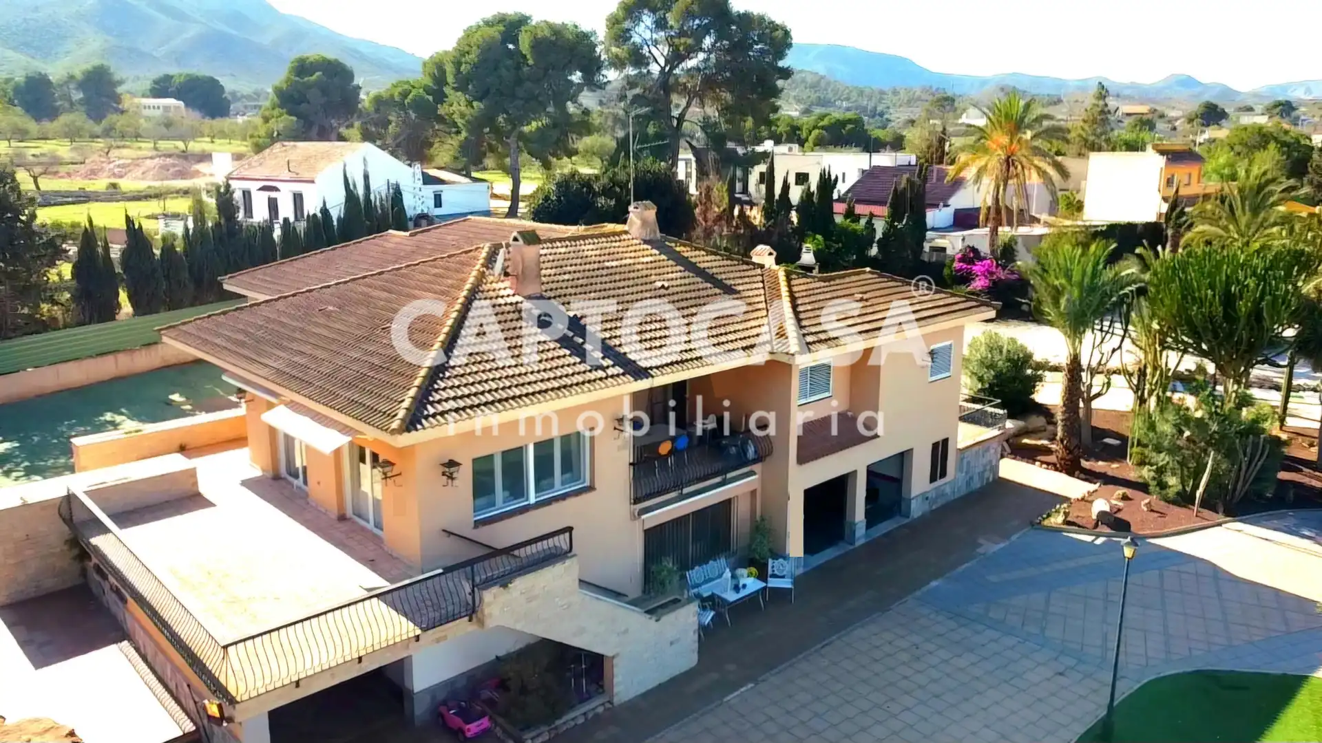 Vista exterior de Casa o chalet en venta en Cartagena con Aire acondicionado, Calefacción y Jardín privado
