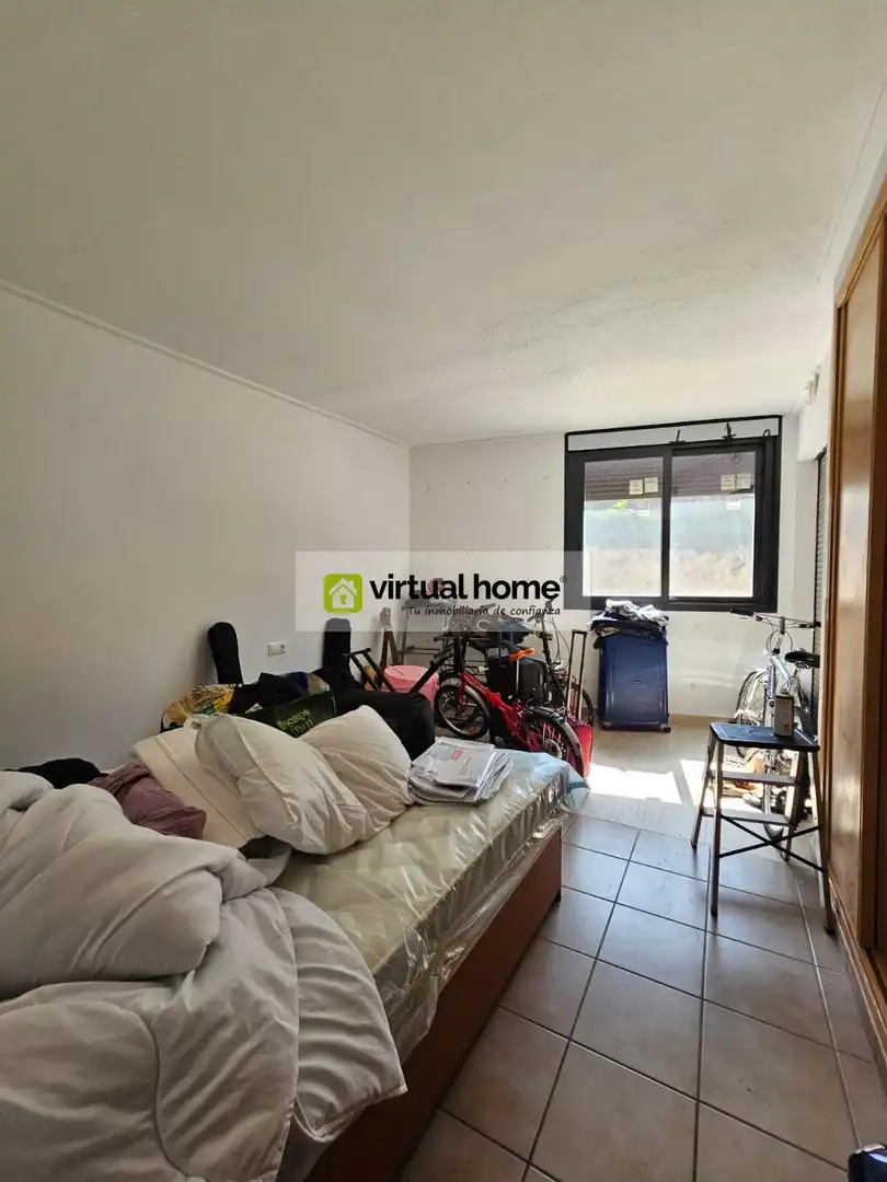 Living room of Flat for sale in Benimantell  with Air Conditioner, Terrace and Furnished