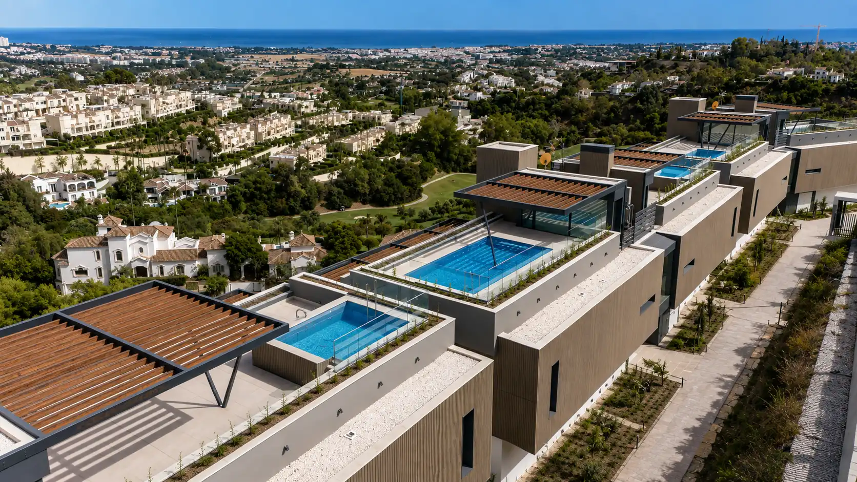 Piscina de Àtic en venda en Benahavís amb Aire condicionat, Calefacció i Terrassa