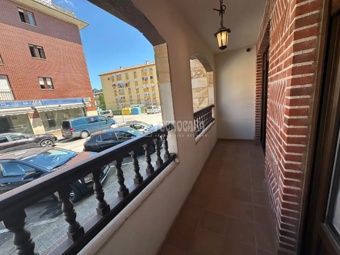 Balcony of Flat for sale in Santa María de Cayón  with Heating, Parquet flooring and Terrace