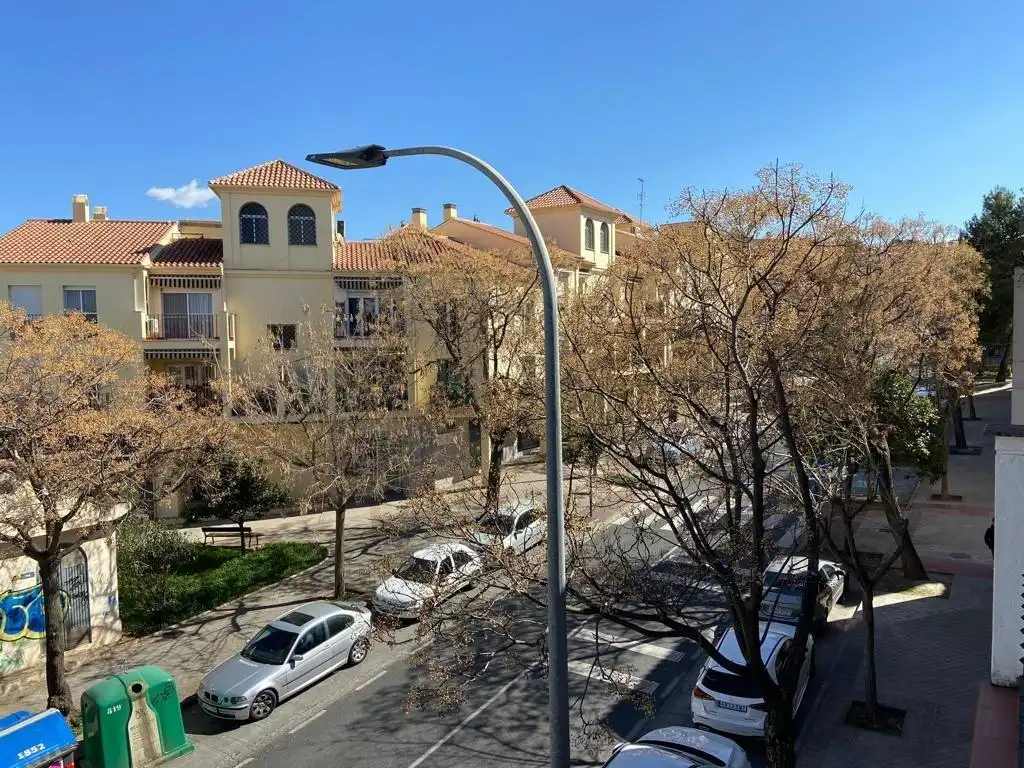Exterior view of Flat for rent in Granada  with Heating, Private garden and Community pool