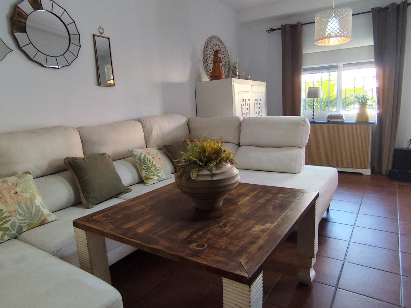 Living room of Single-family semi-detached for sale in Hinojos  with Air Conditioner, Heating and Terrace