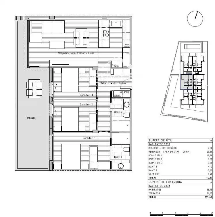 Dachboden zum Verkauf in Costa Daurada, Cunit Residencial