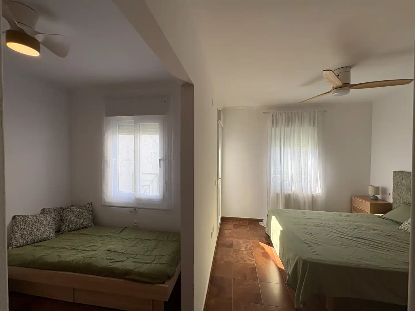 Schlafzimmer von Wohnung zur Miete in El Portil mit Terrasse, Möbliert und Balkon