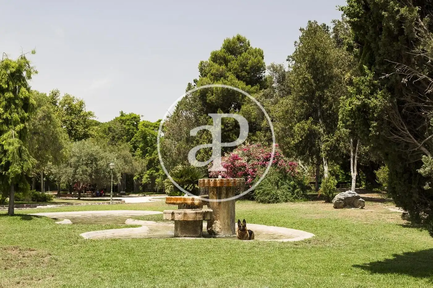 Garten von Wohnung zur Miete in Valencia mit Heizung, Möbliert und Balkon