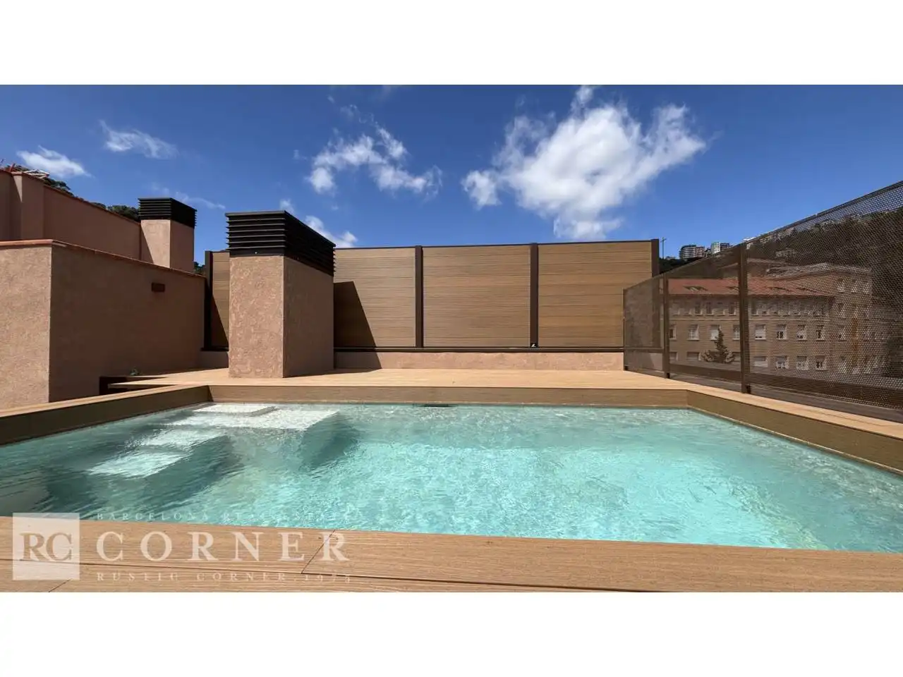 Piscina de Piso en venta en Barcelona con Aire acondicionado, Parquet y Terraza