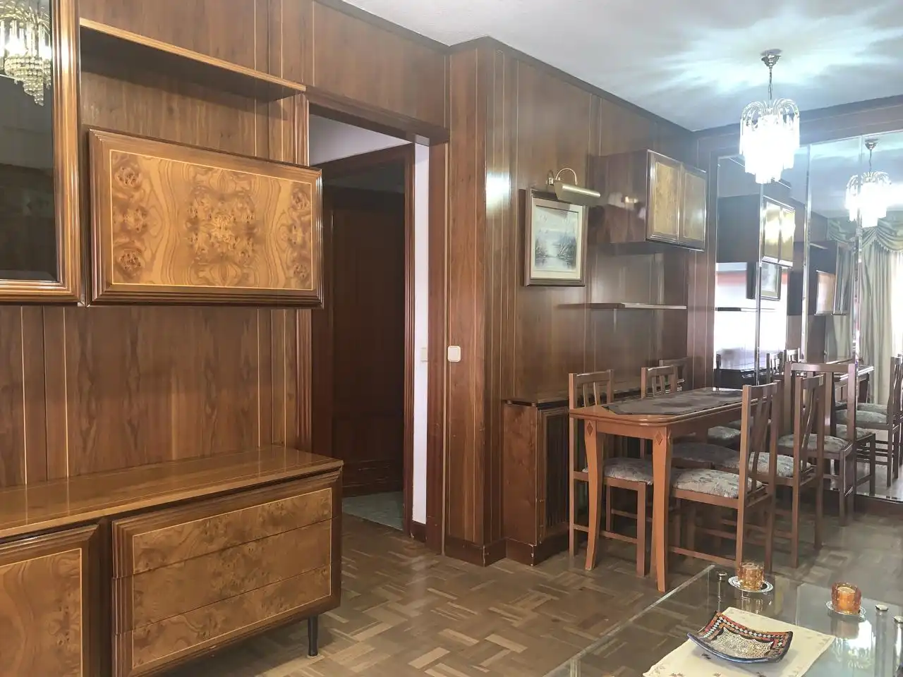 Menjador de Pis de lloguer en Móstoles amb Aire condicionat, Calefacció i Parquet