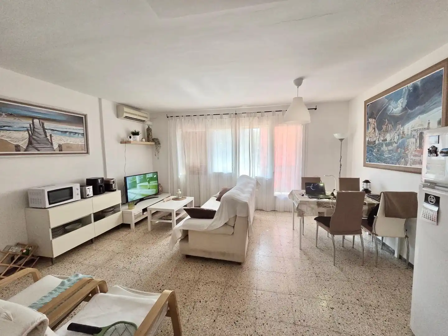 Sala de estar de Piso en venta en Cunit con Aire acondicionado, Calefacción y Terraza