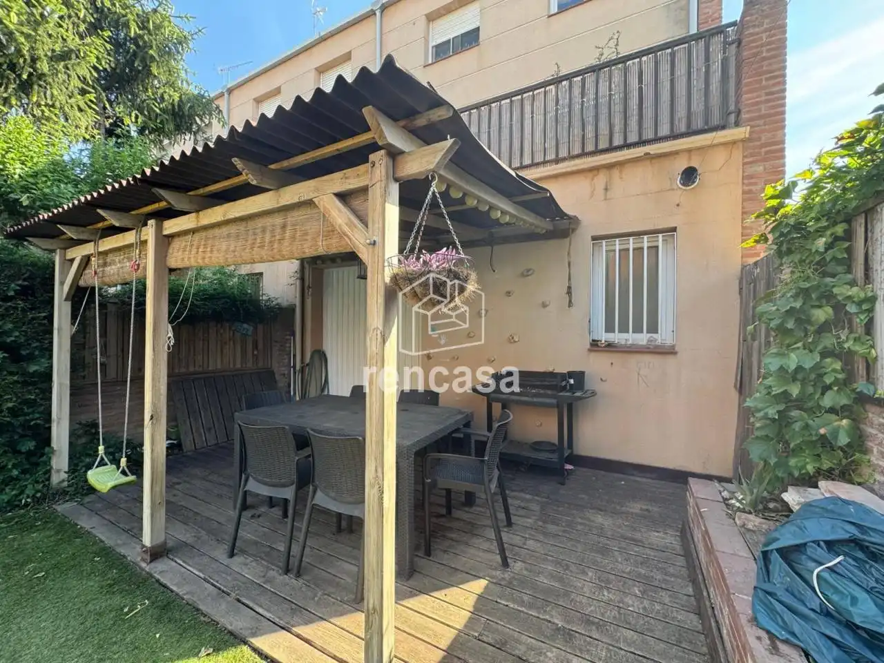 Terraza de Casa adosada en venta en Artesa de Lleida con Aire acondicionado, Calefacción y Jardín privado