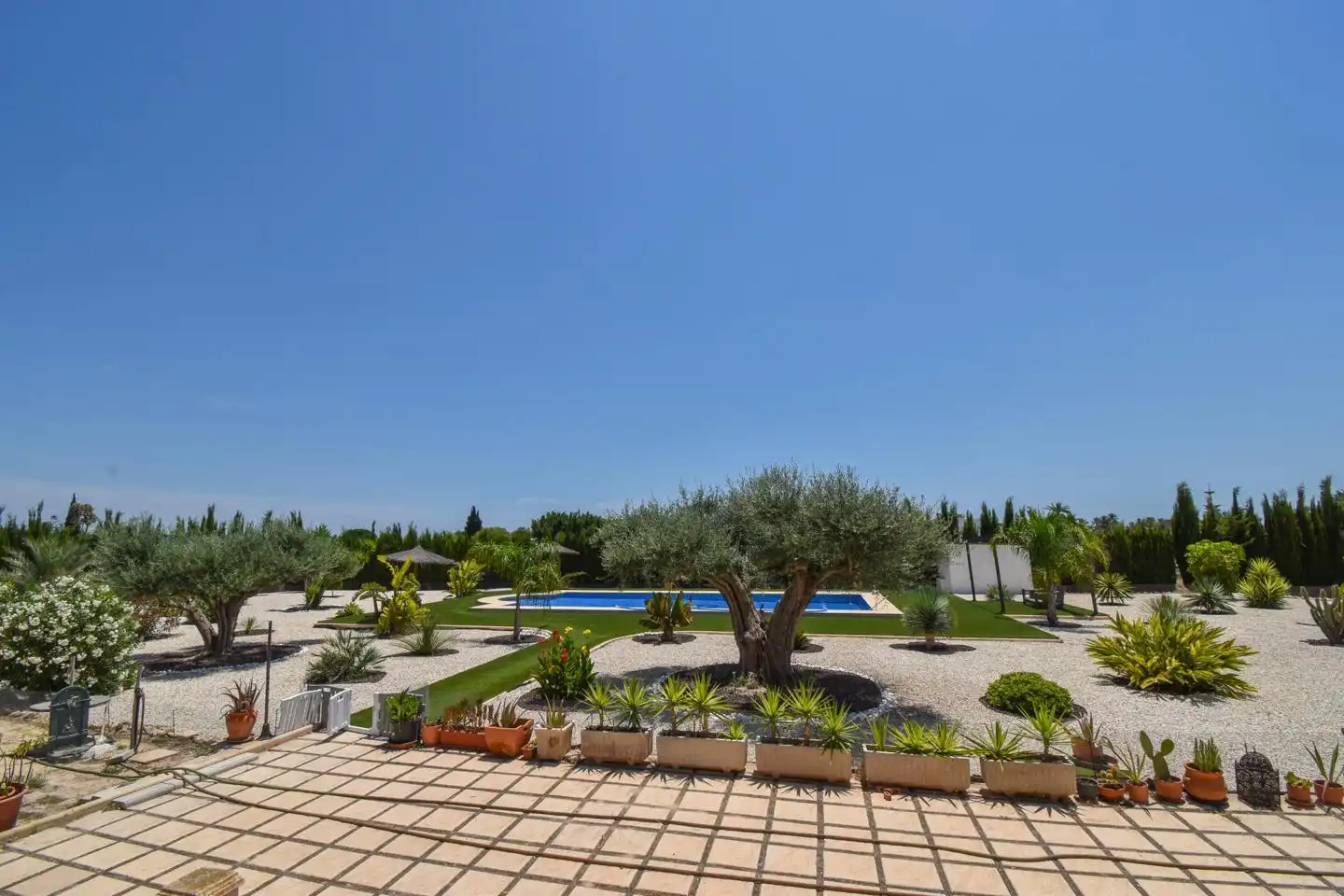 Jardí de Casa o xalet en venda en Elche / Elx amb Aire condicionat, Calefacció i Jardí privat