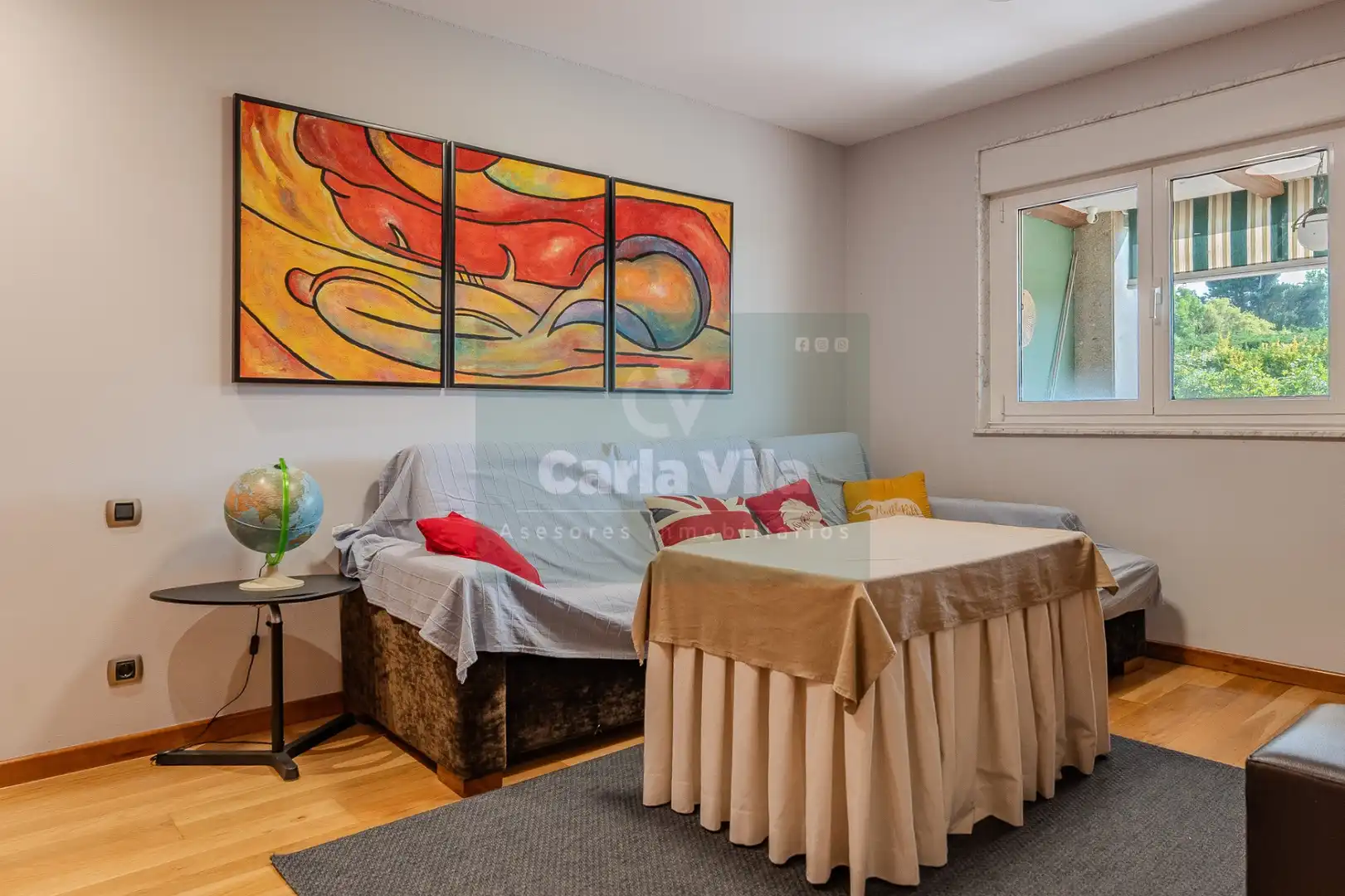 Bedroom of Houses for sale in Outeiro de Rei  with Heating, Private garden and Parquet flooring
