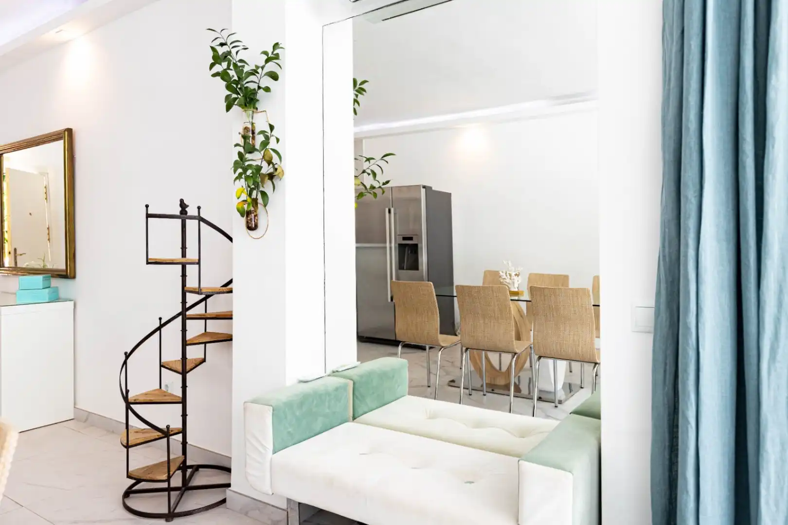 Living room of Flat for rent in Marbella  with Air Conditioner, Heating and Terrace