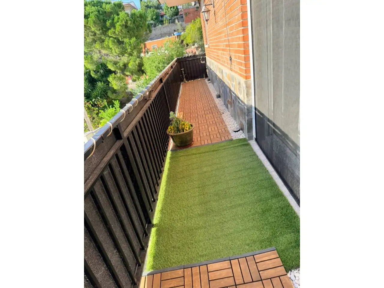 Balcony of Houses for sale in Rubí  with Heating, Terrace and Swimming Pool