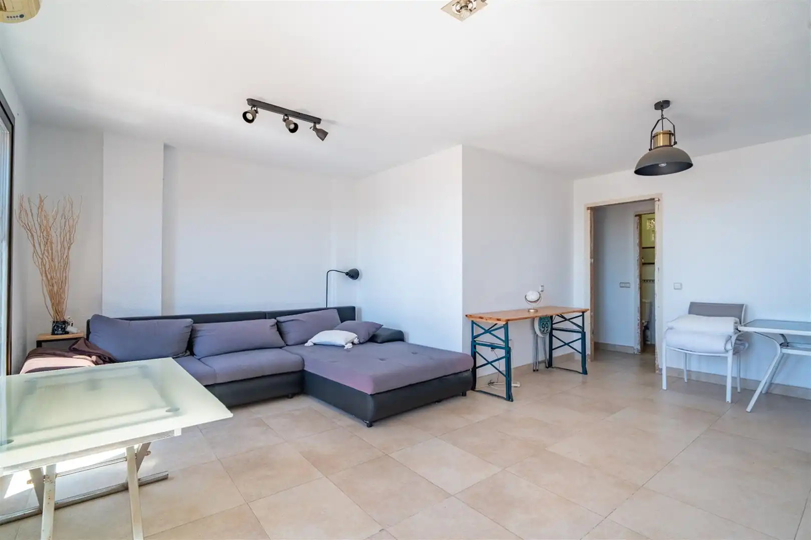 Sala d'estar de Casa adosada en venda en Málaga