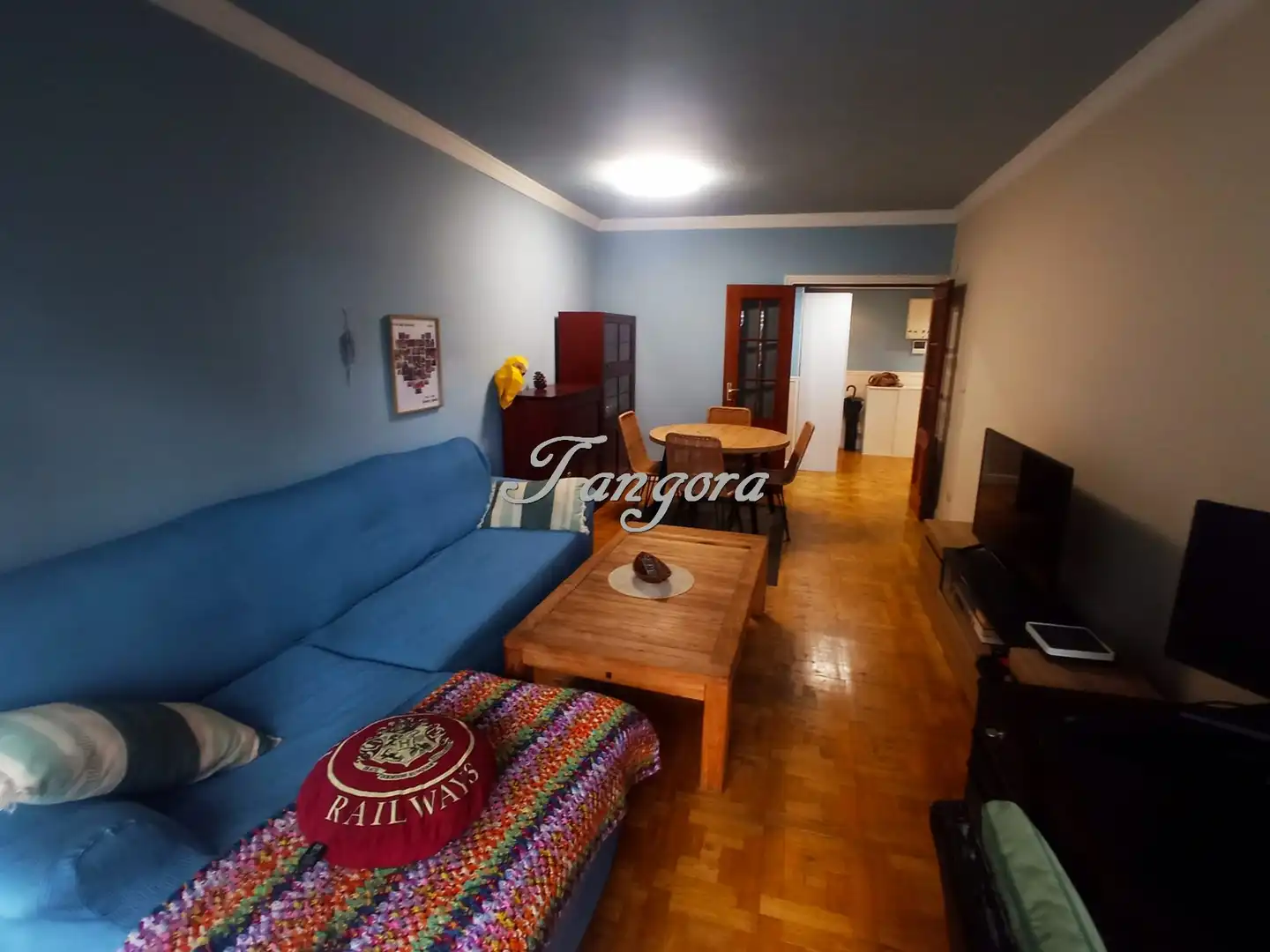 Sala de estar de Piso en venta en Getxo  con Calefacción, Parquet y Terraza