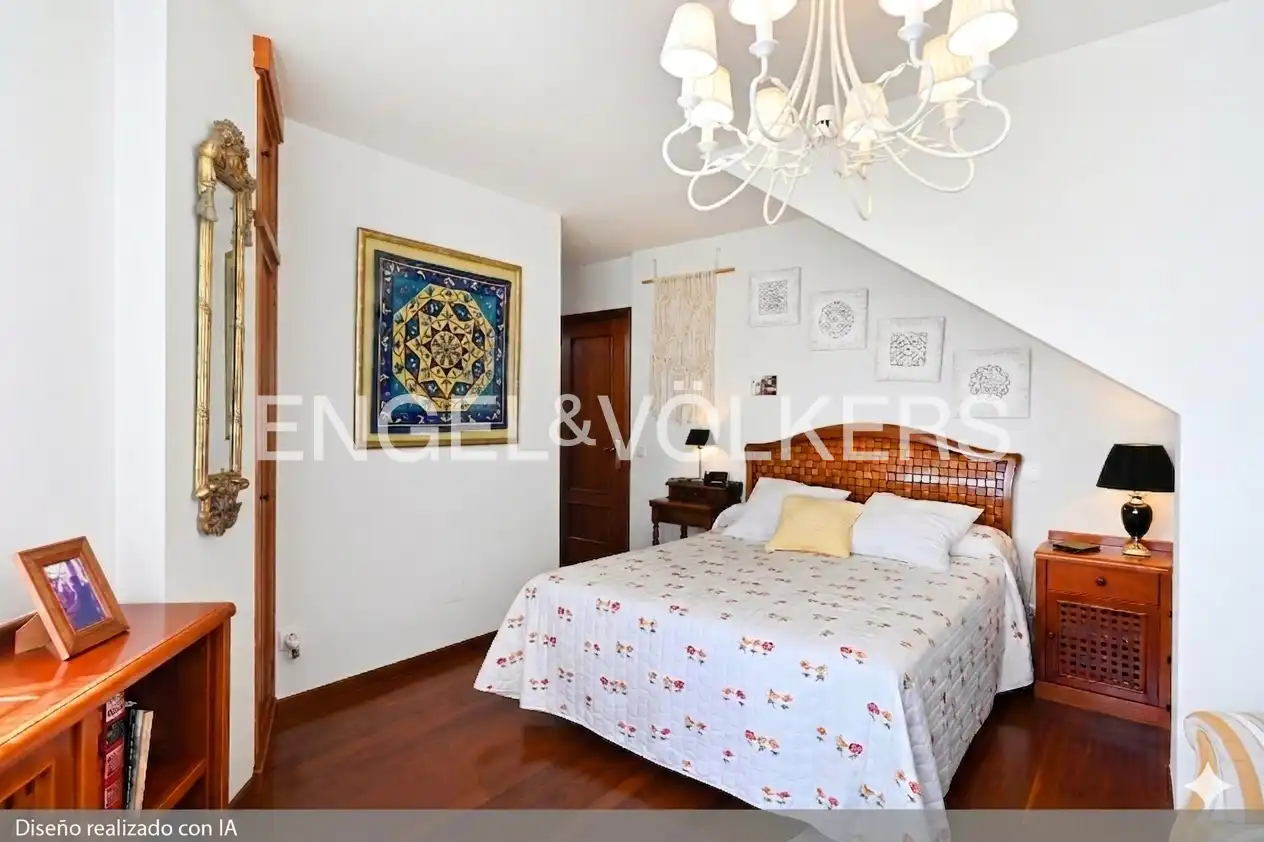 Habitación de Casa o chalet en venta en Santa Cruz de Bezana con Aire acondicionado, Calefacción y Jardín privado