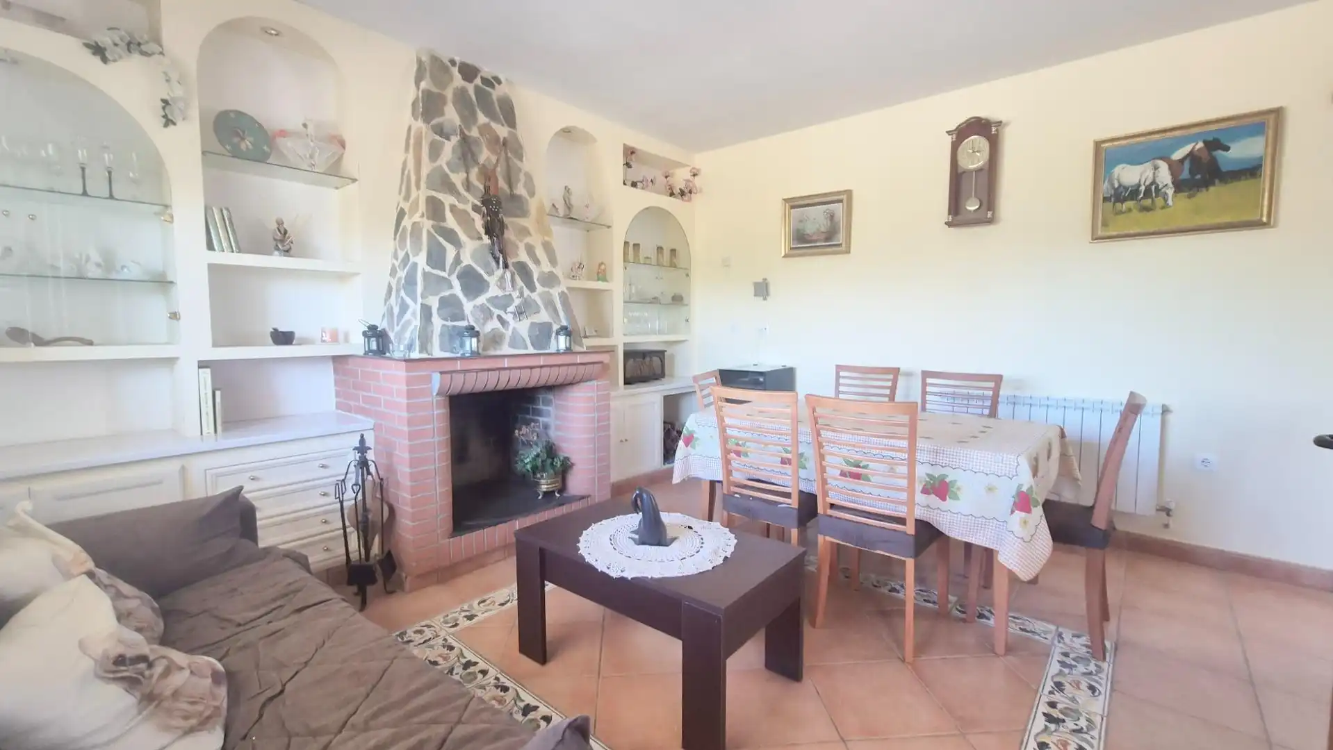 Living room of Houses for sale in Calvarrasa de Abajo  with Heating, Storage room and Furnished